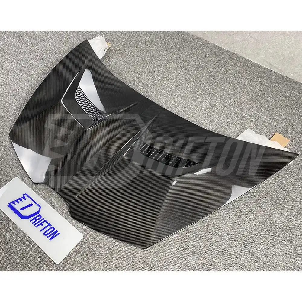 V Style Dry Carbon Fiber Hood For Lamborghini Huracan Engine Bonnet