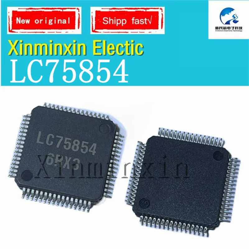 1pieces/lot LC75854 QFP-64  64QFP Automotive computer board chip  IC Chip New  Original In Stock