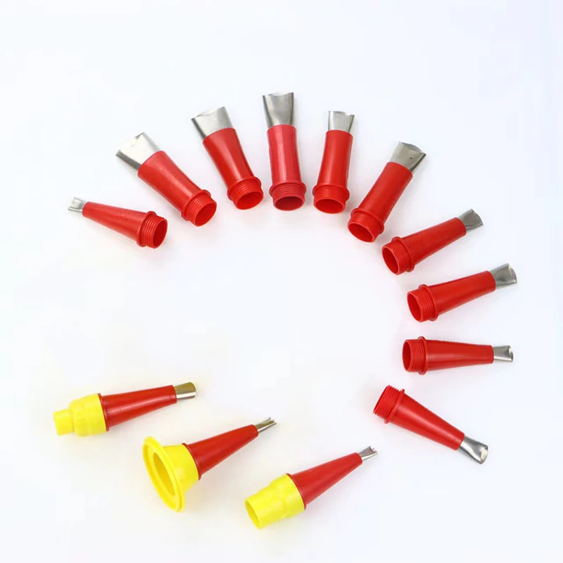 22PCS Replaceable Stainless Steel Caulking Nozzle Silicone Tool Set for Sink Sealant Application Smooth Glue Release No Clogging