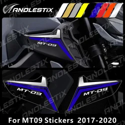 AnoleStix-Juego de logotipos reflectantes para motocicleta, calcomanías con emblema de entrada de aire para YAMAHA MT09, MT-09 SP, 2017, 2018, 2019, 2020