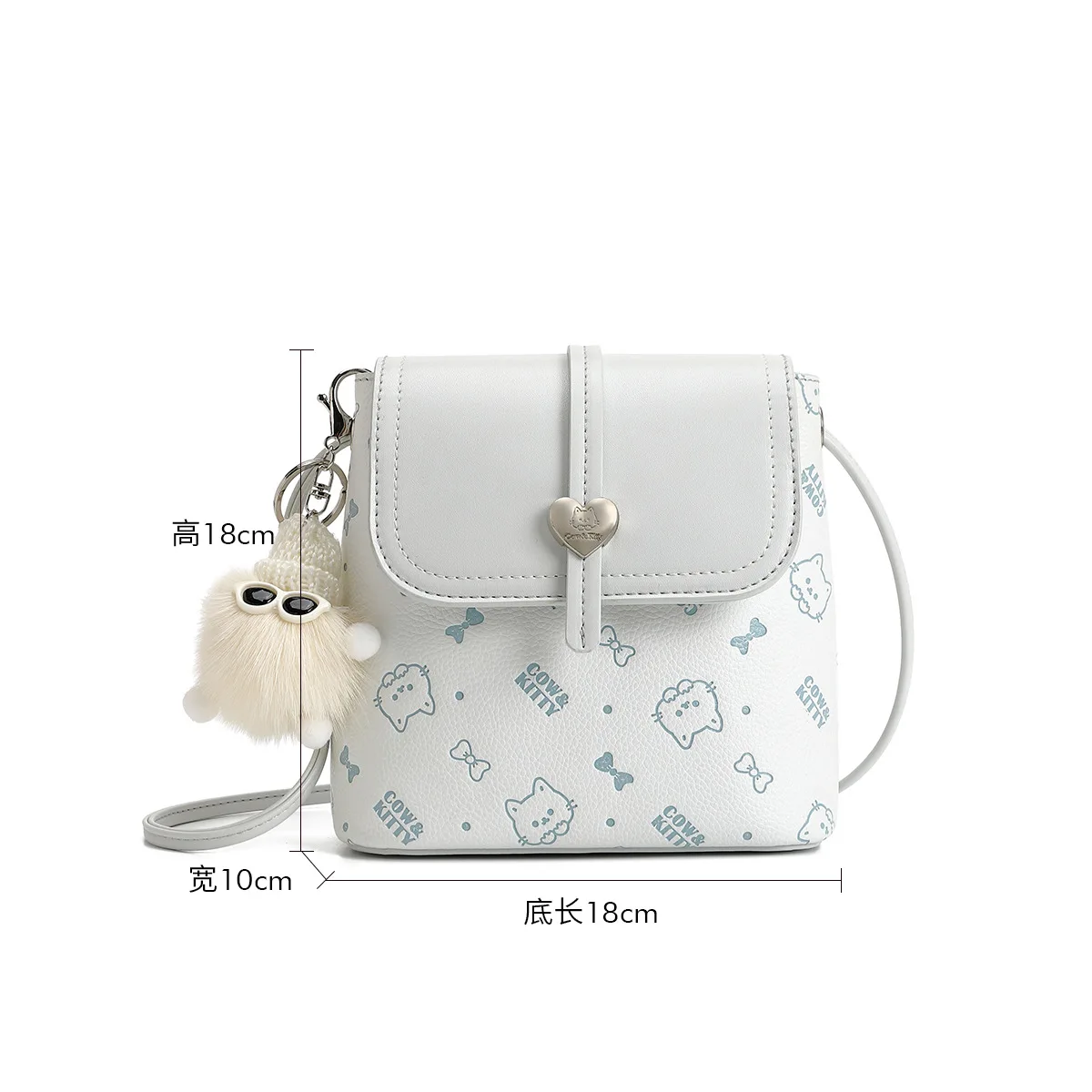 

2025 New Style Night City Cute Girl Small Square Bag Women's High-End Shoulder Crossbody Bag