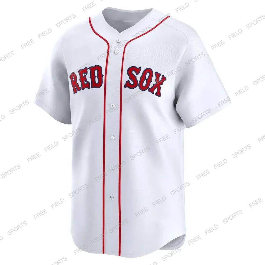 Baseball Jersey Men Clothing Short Sleeve Sports T Shirts 3D Print Number Tee Oversized Tops MLB Boston Red Sox Baseball Uniform