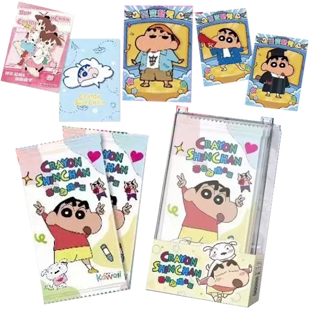 

New Crayon Shin-chan Card Cartoon Anime Classic Party Collection Cards Peripheral For Children Birthday Gifts Toy Card