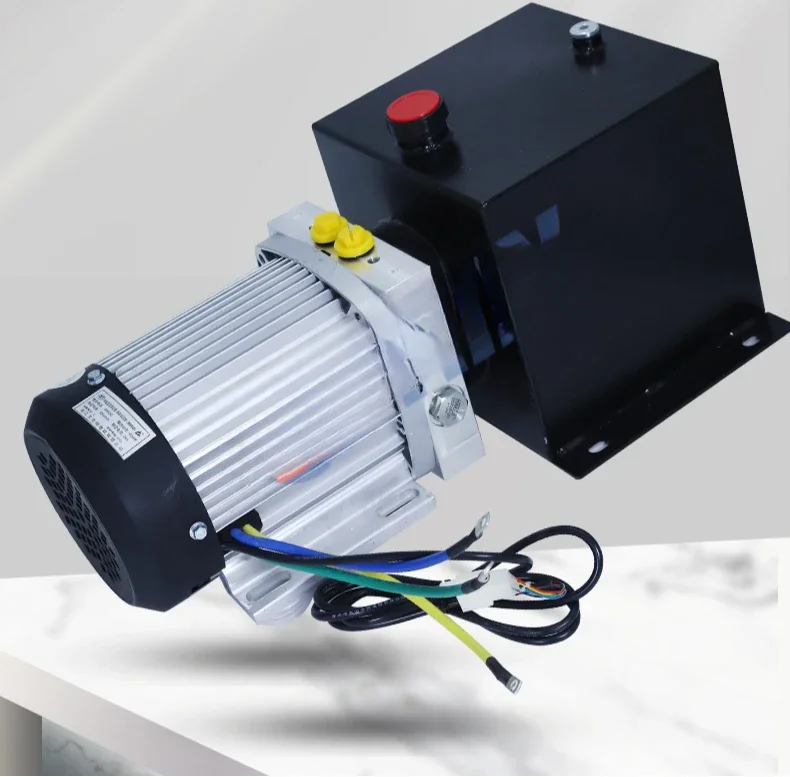 Power Unit Permanent Magnet Brushless Motor 2.2kw Small Hydraulic Station Rear Turning Barrel Truck