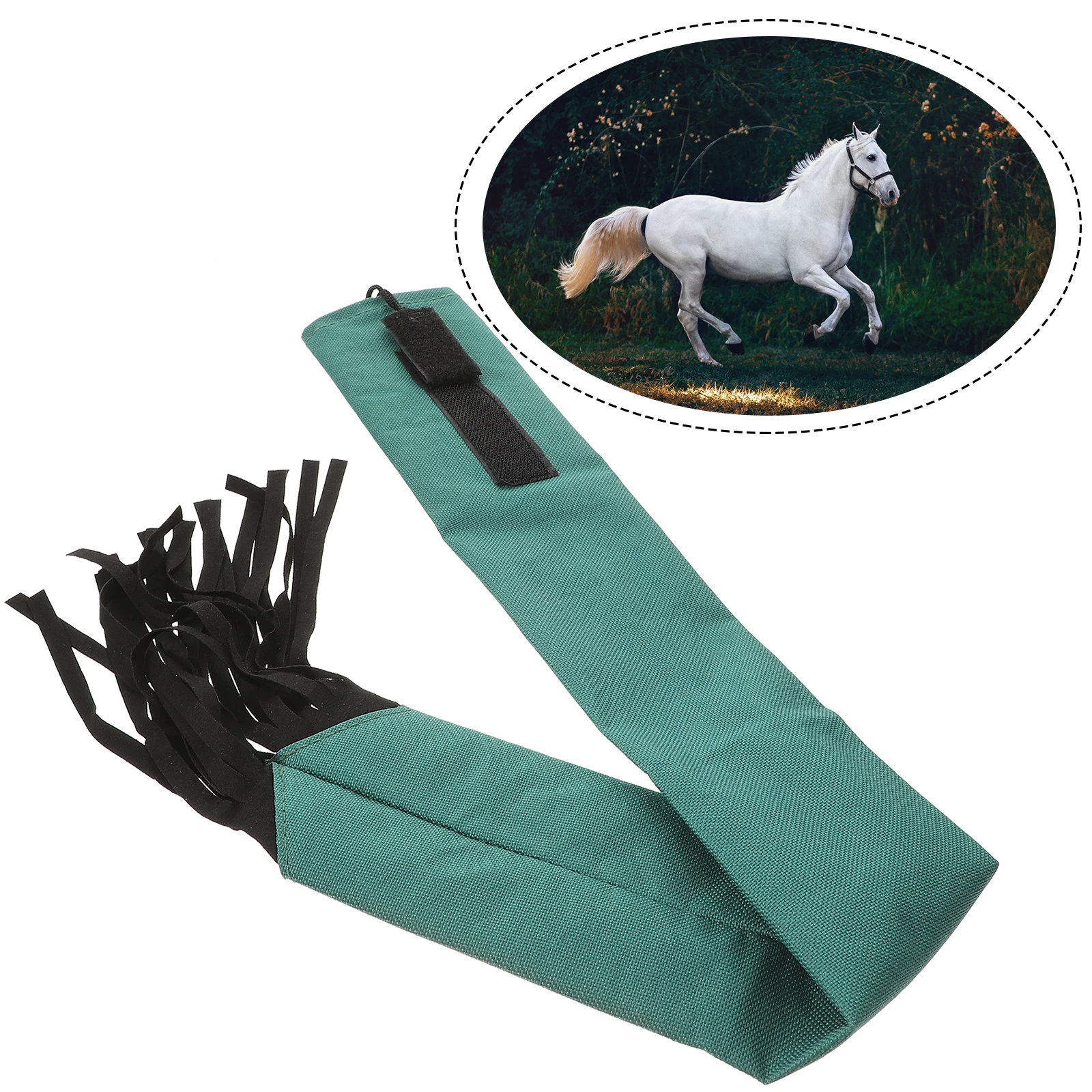 

Horse Tail Protective Cover for Grooming Durable Reusable Non Woven Fabric Storage Horse Grooming Bag Tail Pouch Protector