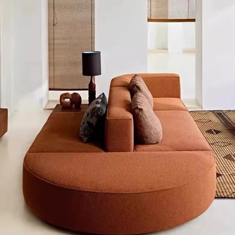 

Double-sided sofa back rest combination creative special-shaped large flat-floor living room hotel reception