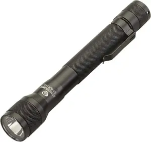 Compact LED Flashlight with 225-Lumen Beam, Pocket Clip & Holster for Everyday Use