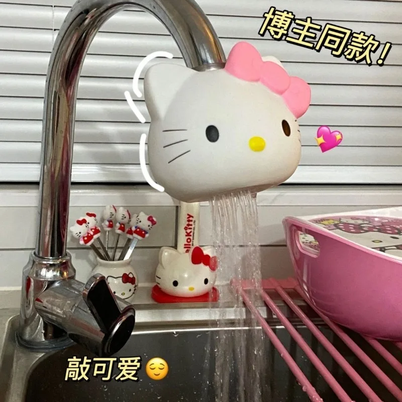 Hello Kitty Creative Cartoon Cute Faucet Household Filter Water Purifier Kitchen Bathroom Bathroom Anti-splash Shower Head