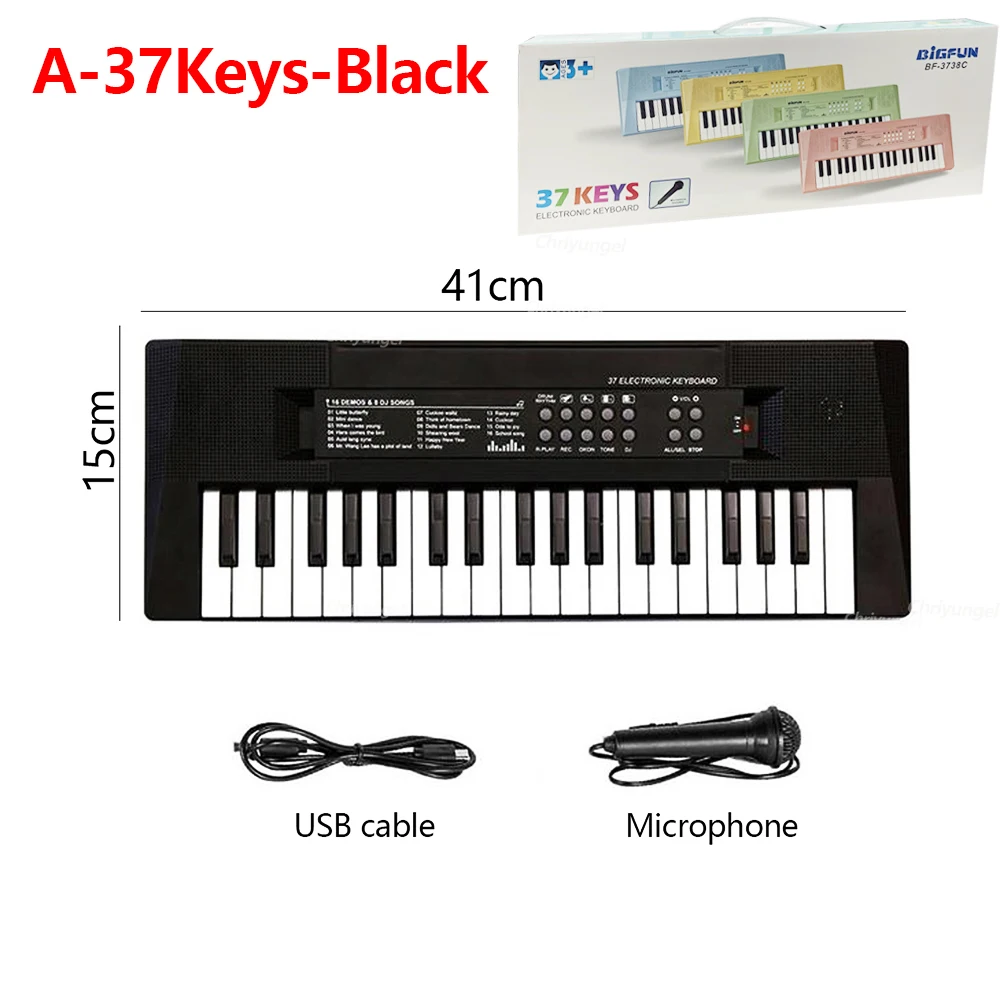 Apprentissage multifonction Jouets d'apprentissage musical à 37 touches pour enf