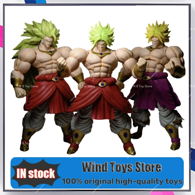 

New Color Original Spot Beast God Seven Dragon Ball Shf Broly Super Saiyan Nordic God 01A 01B 01C B010LB011LB012L Action Toys