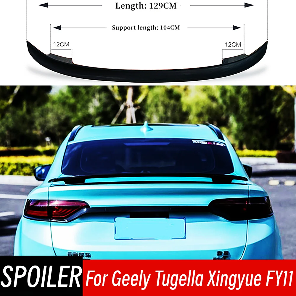 

For Geely Tugella Xingyue FY11 2019 2020 2021 Bodykit Rear Trunk Lid Ducktail Lip Spoiler Wings Car Exterior Tuning Accessories