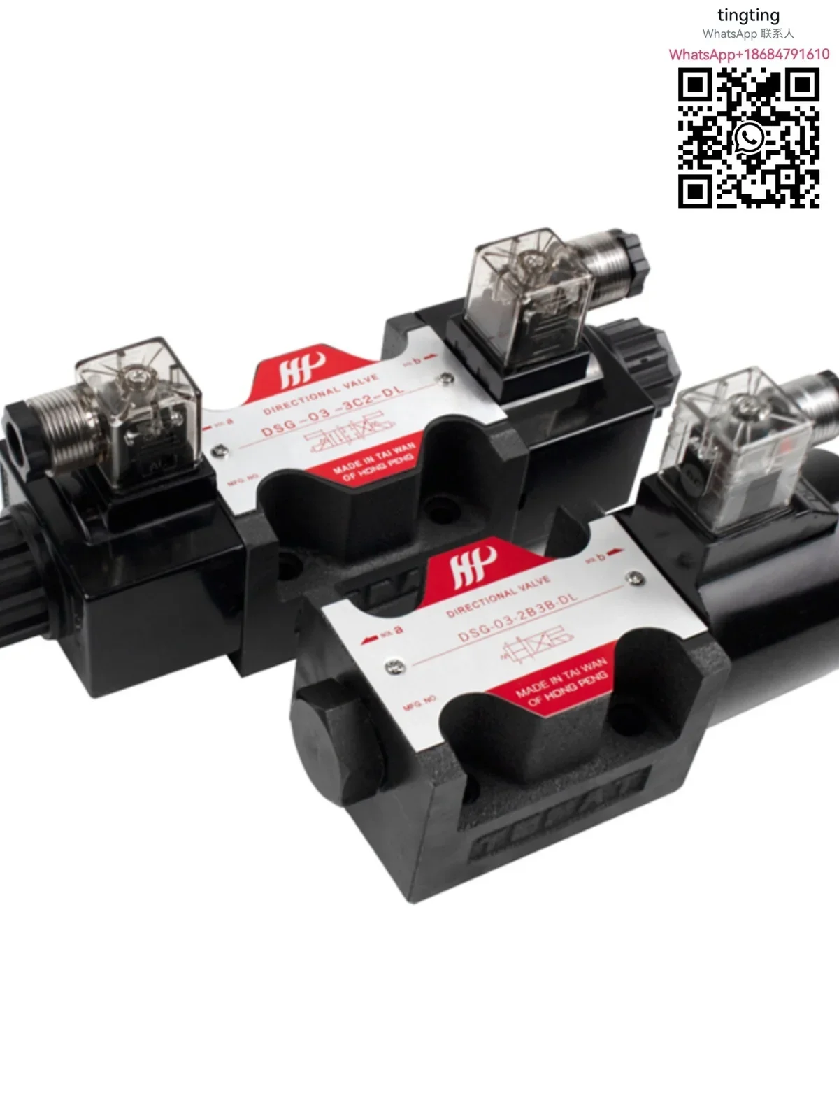 Hydraulic solenoid directional valve DSG-03-3C2 3C3 3C4 3C5 3C6 single bidirectional coil 220V24V