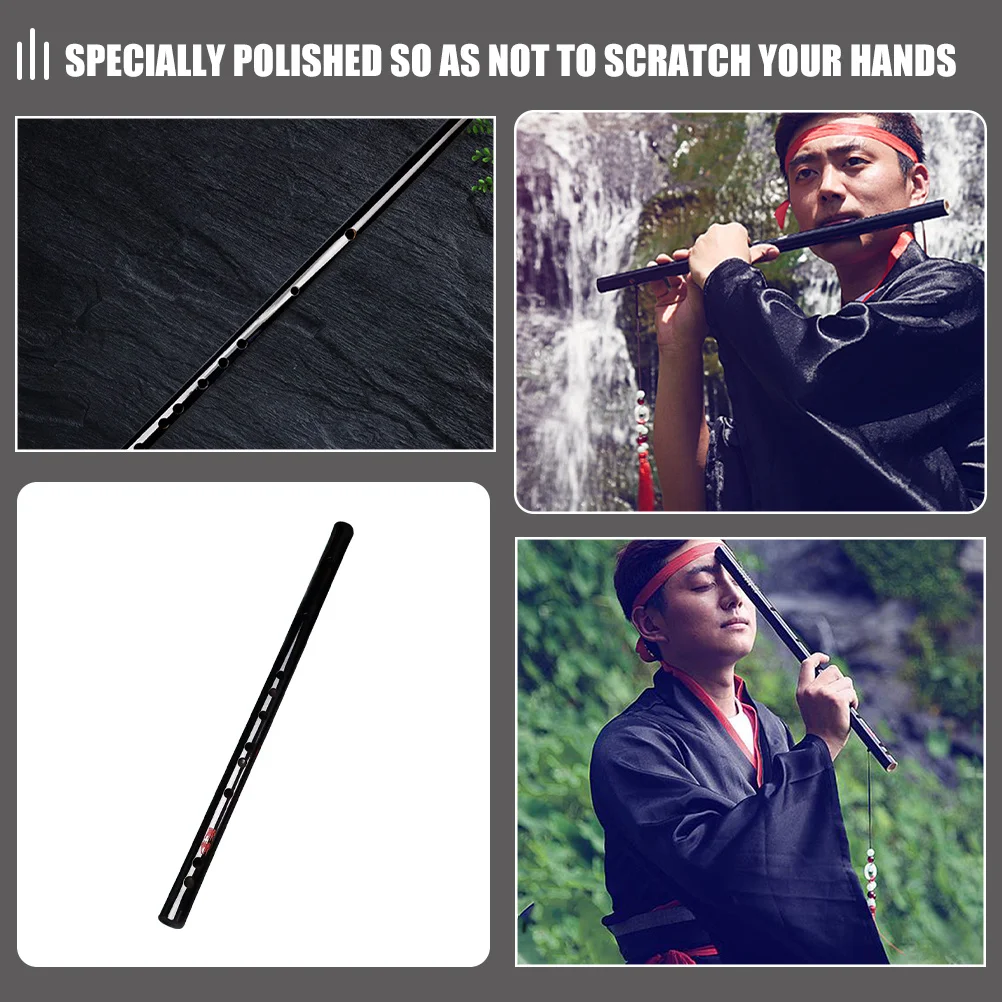 

Beginner Flute Bamboo Chinese Traditional Instrument Long Portable Music Tool For Starter Practice Gift