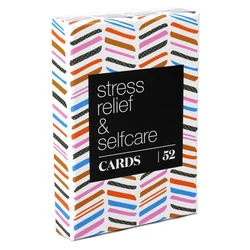 52 Stress Less & Self Care Cards Game Mindfulness Meditation Exercises Anxiety Relief Relaxation