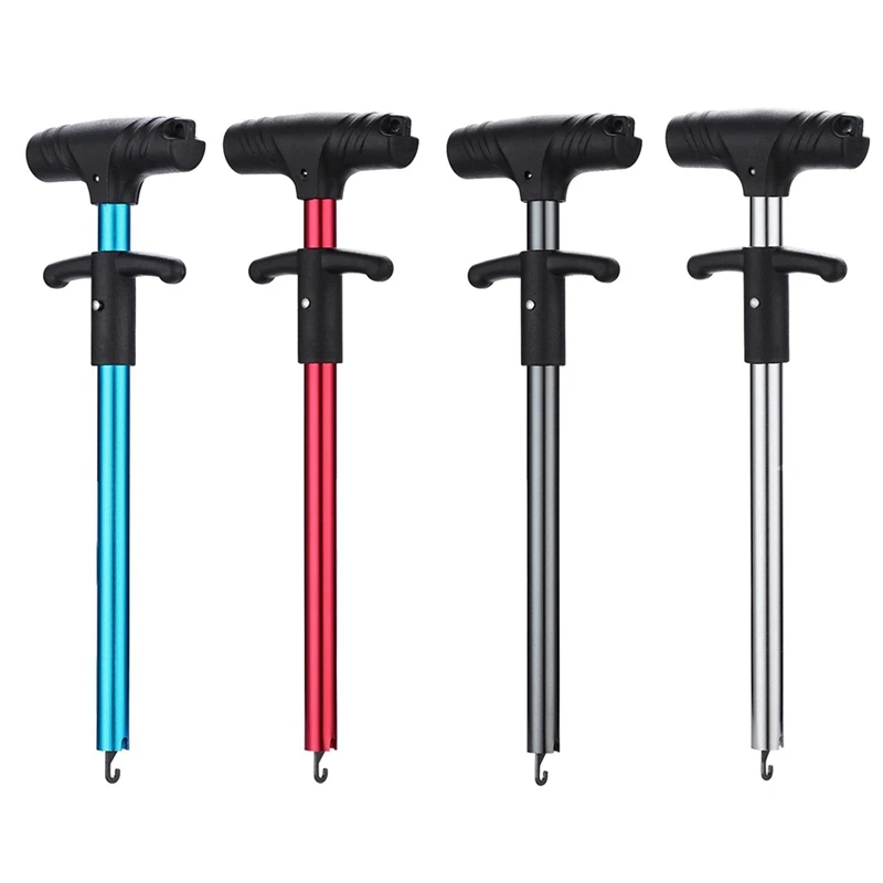 Extractor de ganchos tipo T portátil, removedor de ganchos, removedor de ganchos, removedor de ganchos de aleación de aluminio