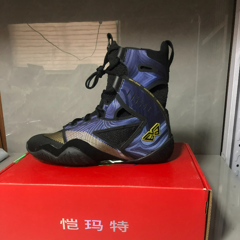 

Professional Wrestling Shoes Men Black White Boxing Shoes for Youth High Top Fighting Shoes Man Luxury Brand Indoor Gym Shoe