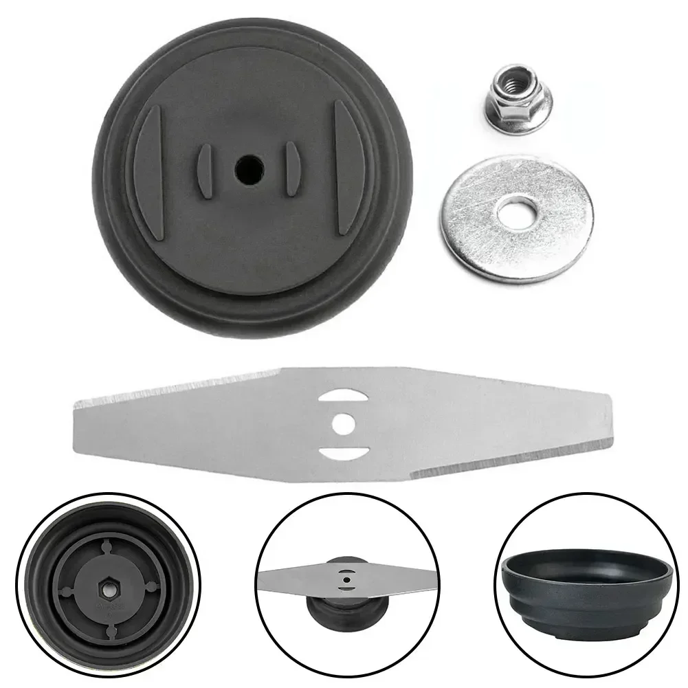 4PCS Grass String Trimmer Head Blade Plastic Cover Replacement Lawn Mower Saw Blades Fittings Garden Power Tool Accessoris