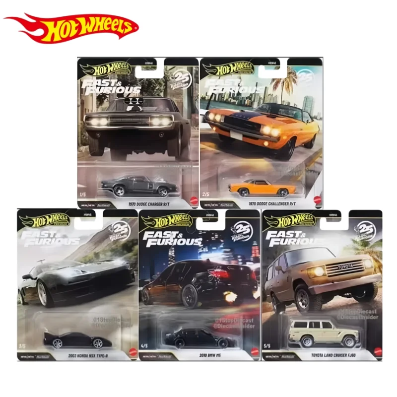 

Pre-sale Hot Wheels Fast & Furious Q Case Serie Premium Alloy Diecast Car Dodge Charger Honda NSX BMW M5 Toyota Land Cruiser Car