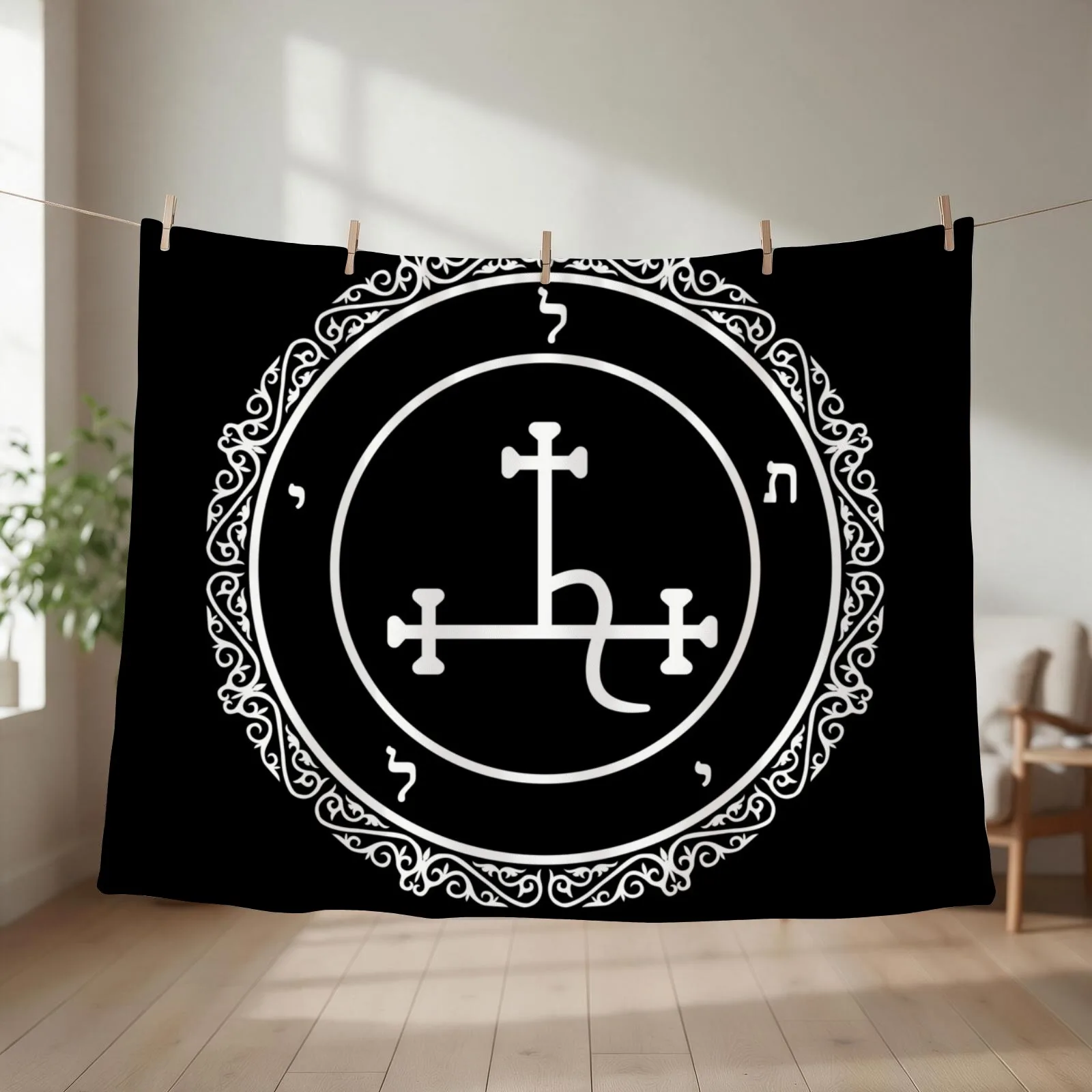 Lilith sigil Throw Blanket Luxury Summer Decorative Throw Blankets For Sofas Blankets