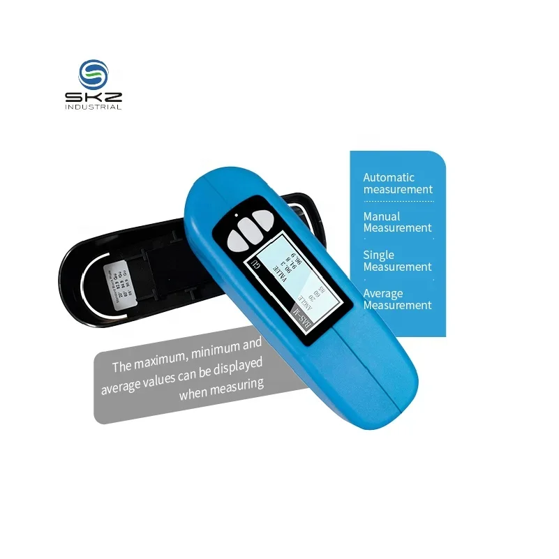 SKZ68 Portable Electronic Glossmeter 20/60/85 Degree Surface Gloss Tester for Car and Oil 1-Year Warranty