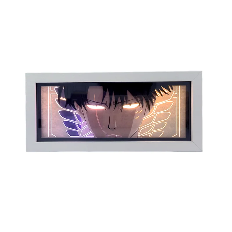 Boîte à découper en papier animé, modèle de lumière avec télécommande, plusieurs couleurs, décoration de chambre à coucher de Gamer, cadeau de fête