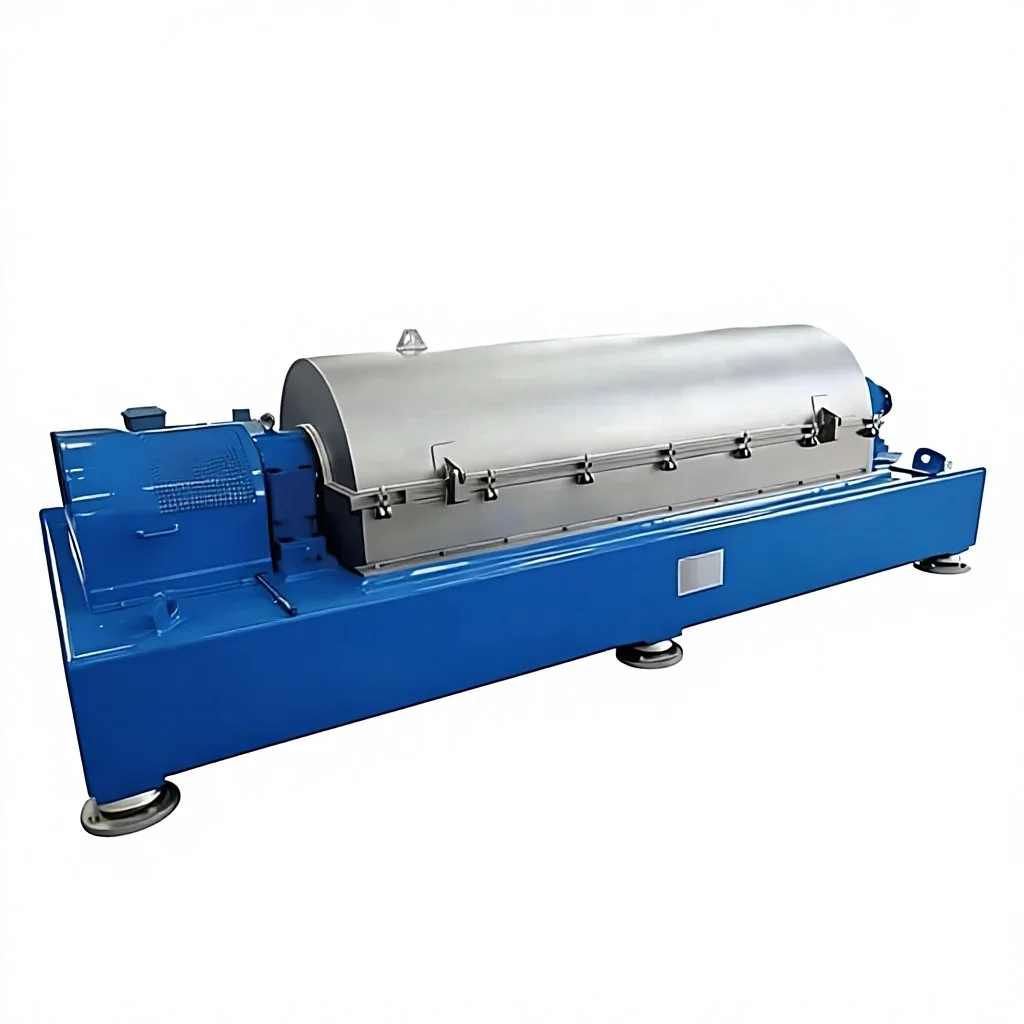 Three Phase Decanter Centrifuge for Cow Dung Treatment Solid Liquid Separation Continuous Operation 440V 501-1000L/H