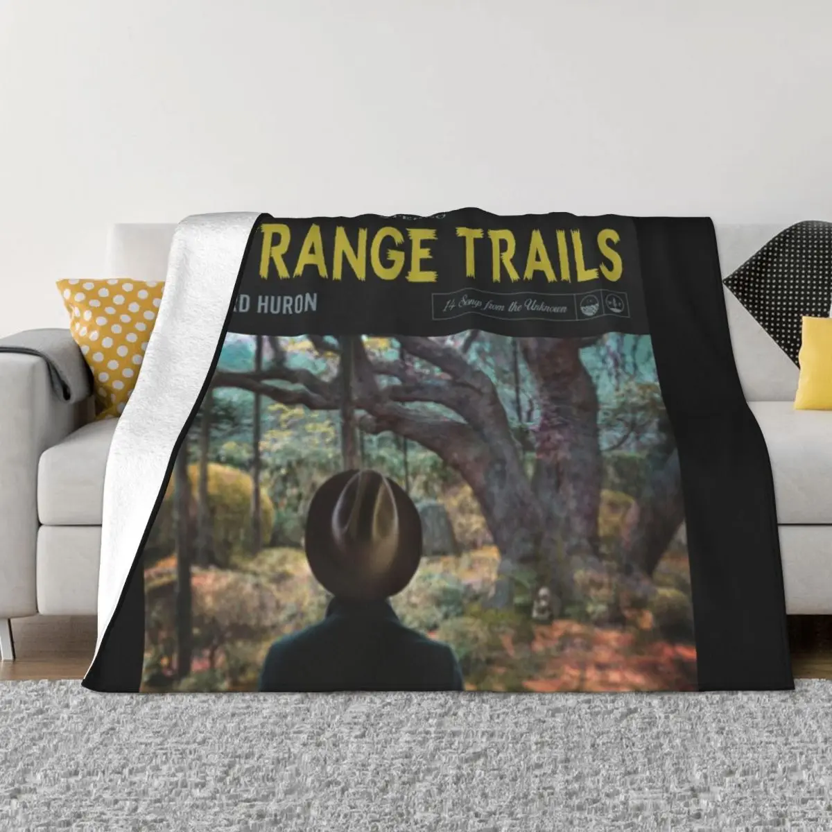 Lord Huron strange trails Throw Blanket Fashion Sofa Blankets Blankets Sofas Of Decoration