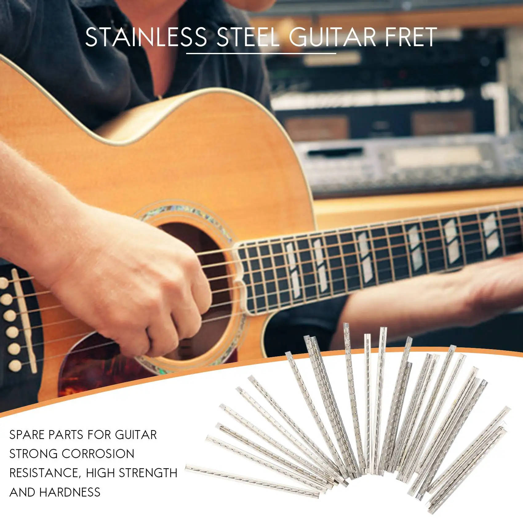 Продажи! Никель-серебристый лад для электрогитары, лад большого размера, ширина 2,90 мм