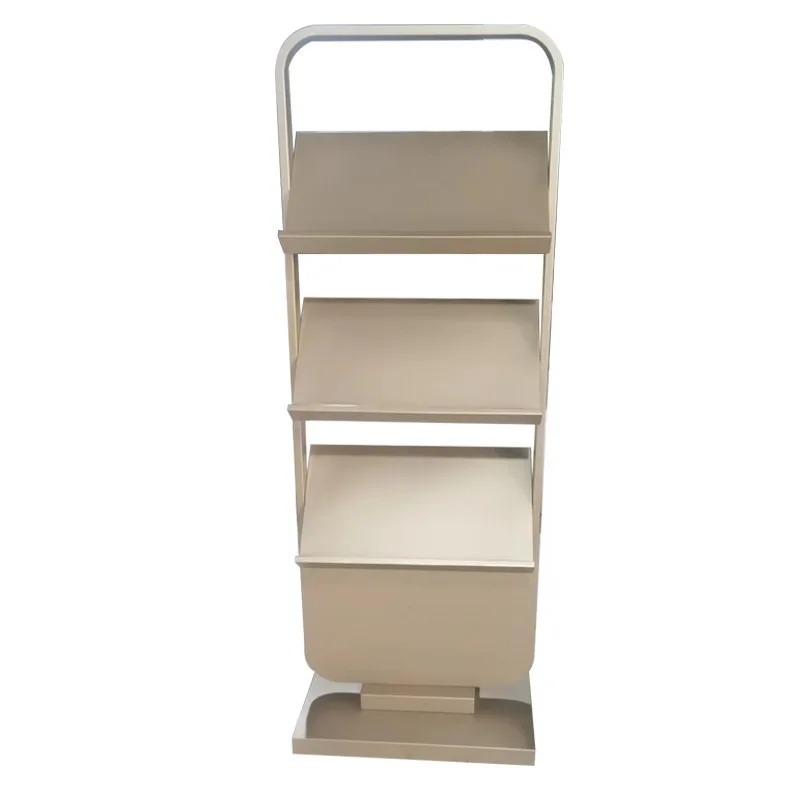 Sales Department's new stainless steel magazines and newspapers floor-to-ceiling display racks, information racks, property layo