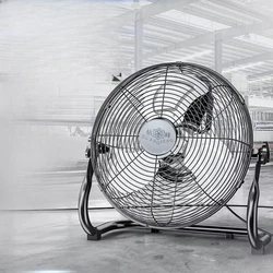 Industrial Floor Fan, High-Speed Airflow Circulator, Portable Commercial Cooling Fan, Powerful Blower for Home, Business