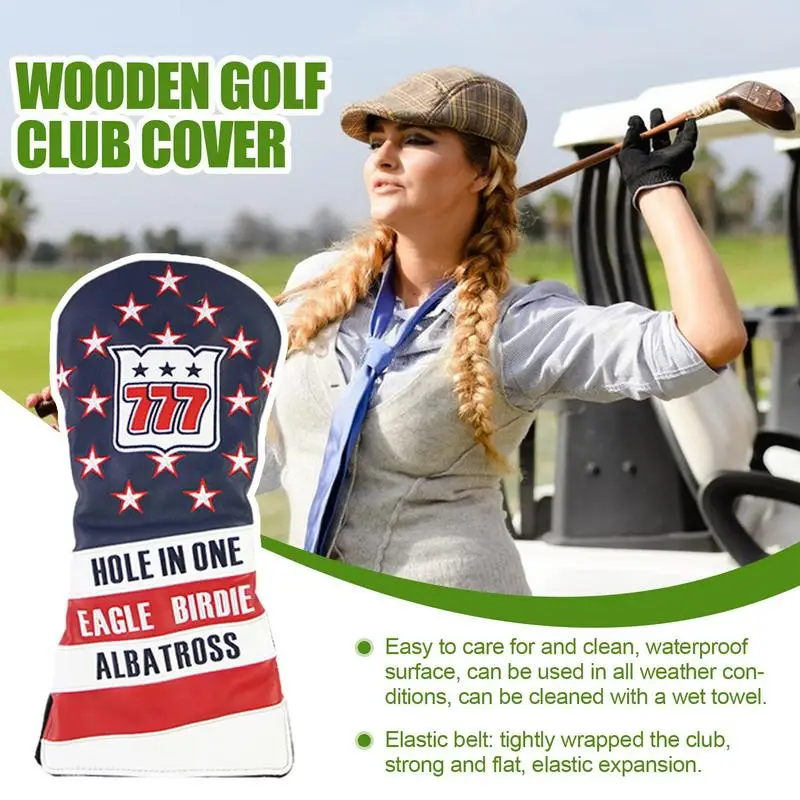 Golf Fairway Hout Head Covers Waterdichte Golf Head Covers Voor 1/3/5/Ut Lichtgewicht En Duurzame Head Covers Golf Accessoires Voor