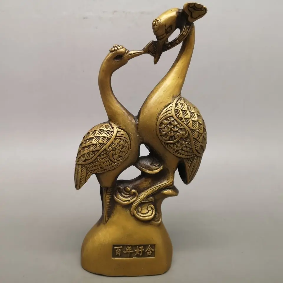 

Antique Copper Collection, Crane Decoration, Ruyi, A Hundred Years of Good Luck
