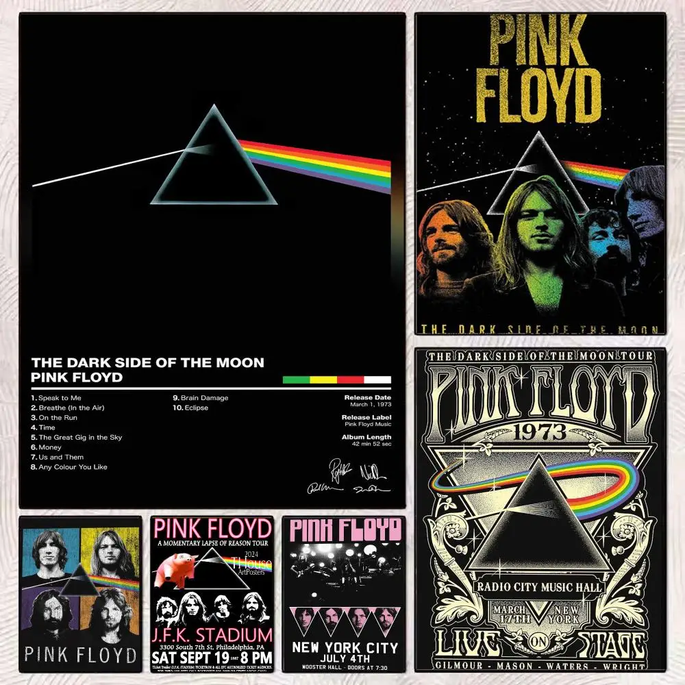 Band Album P-Pink Floyd Poster PP Wall Decor Posters Celebrity Music Art Prints Bedroom Office Gift