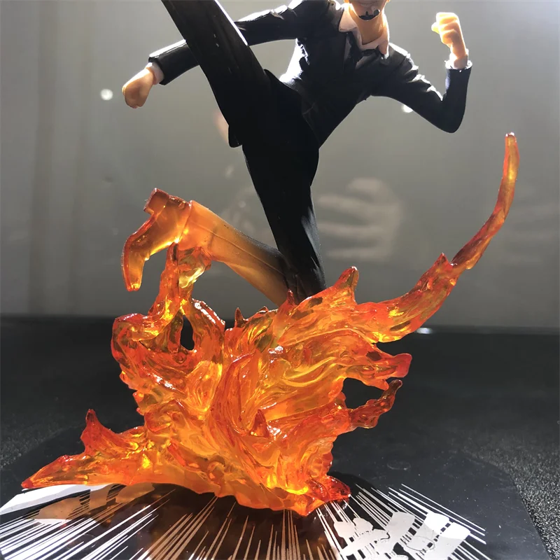 One Piece Action Figures Sanji Fire Foot Model Toy 160mm PVC Toys  Anime Sanji Japanese Anime Figure