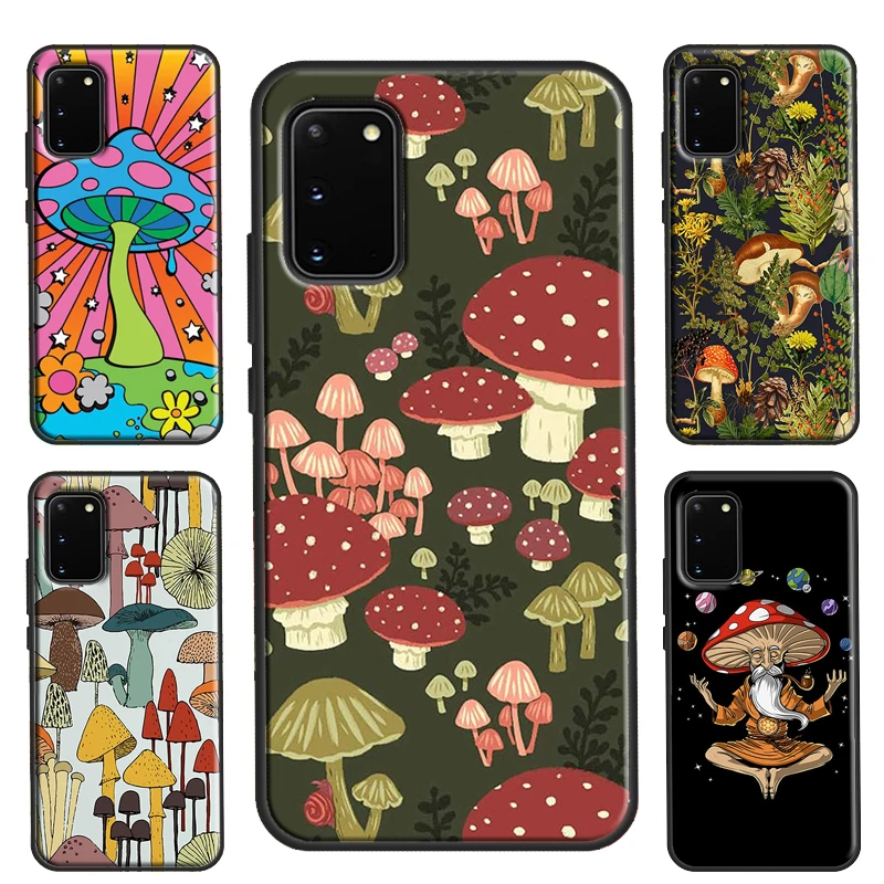 Hippie Mushroom Frog shrooms Case For Samsung Galaxy S21 Ultra S20 FE S8 S9 S10 Plus Note 10 Note 20 S22 Ultra Coque