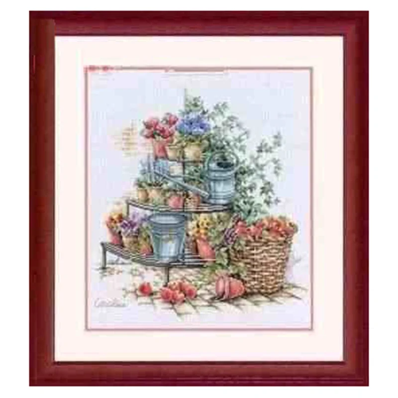 Lanarte34299 HomeFun Cross Stitch Kits Package Greeting Needlework Counted Kits New Style Joy Sunday Kit Embroidery Cross-stitch