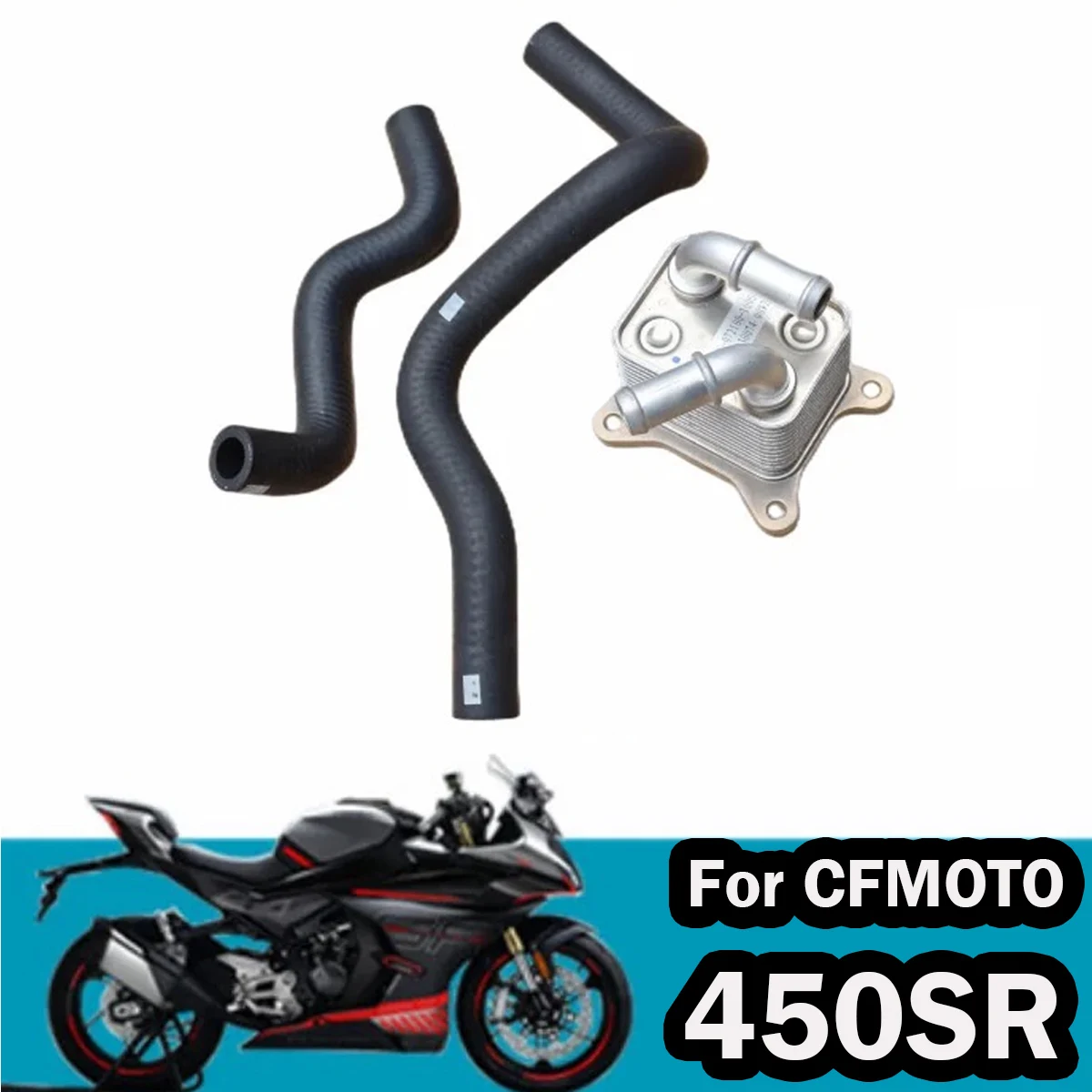 

Oil cooler inlet and outlet water pipe hoop oil cooler sealing ring Fit For CFMOTO 450SR/450SRS/450NK NK 450 SR 2022-2025