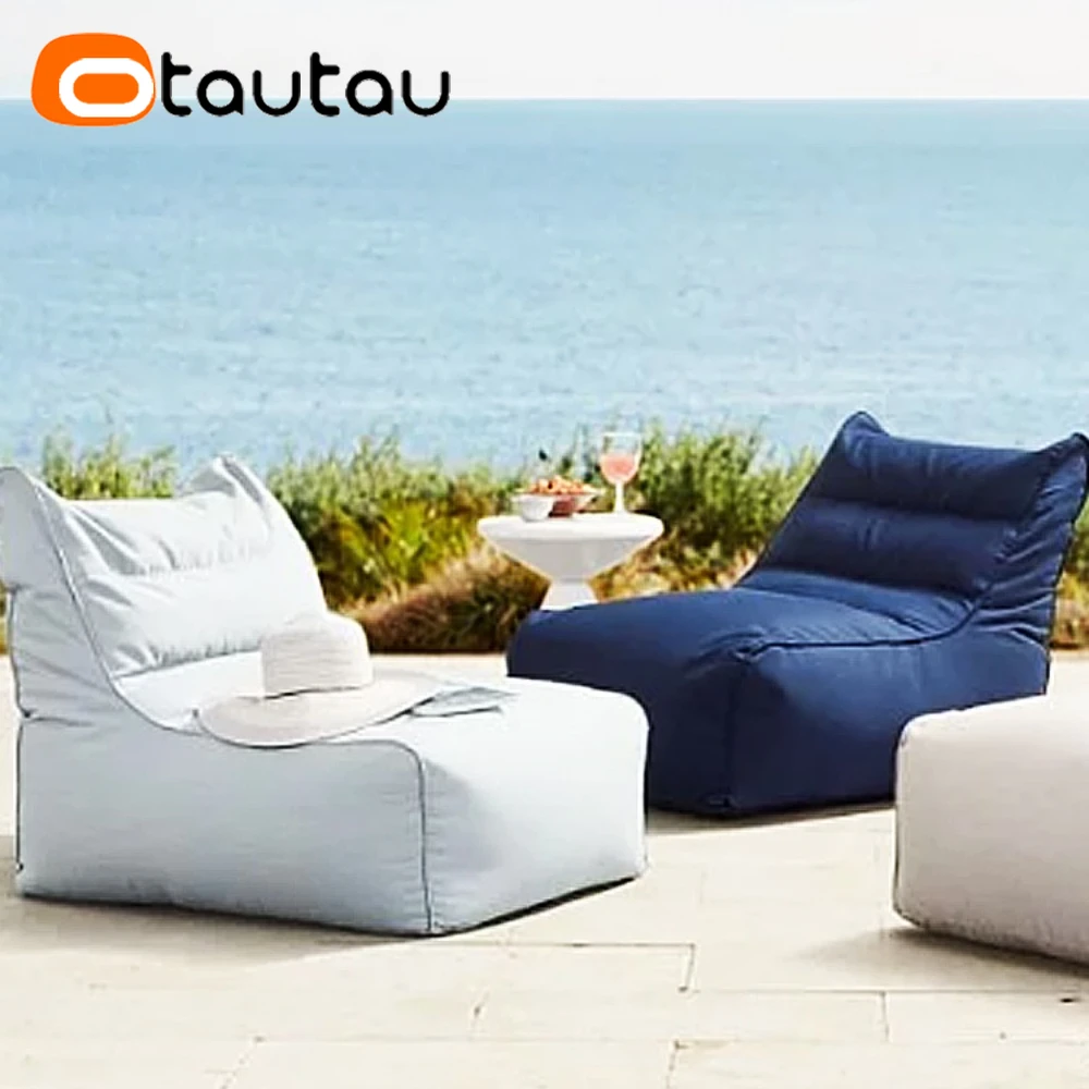 OTAUTAU Outdoor Bean Bag Cover Swim Pool Floats Beach Event Camp Lounger SF467【No Filler ! Need To Buy Filler By Yourself !】