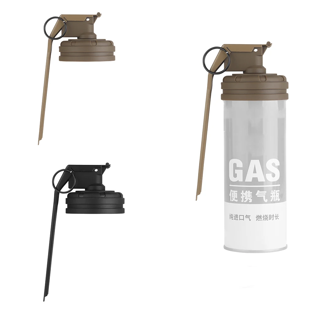 Long Gas Tank Decorative Cover Split Design Cassette Gas Tank Cover Camping Gas Tanks Cap for Outdoor Camping