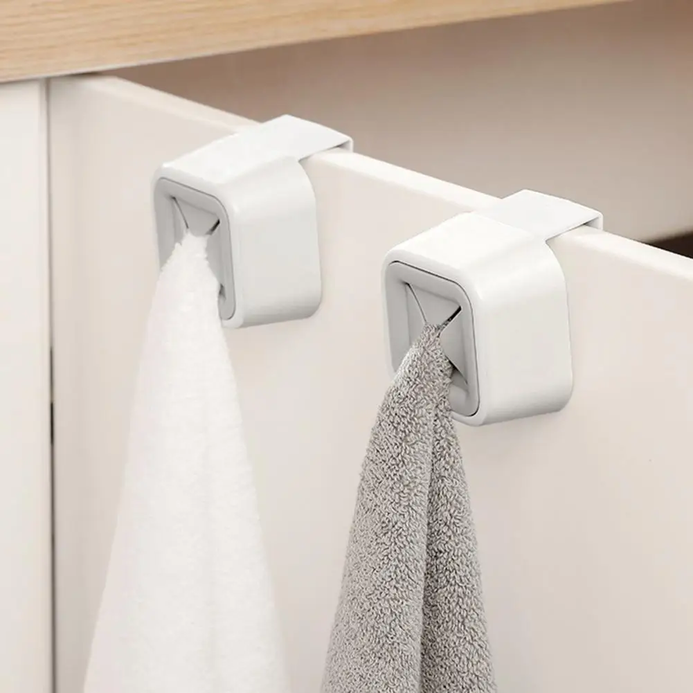 

Towel Plug Holder Punch Free Self-adhesive Silicone Bathroom Organizer Cross-shaped Towel Holder Rack Bathroom Accessories