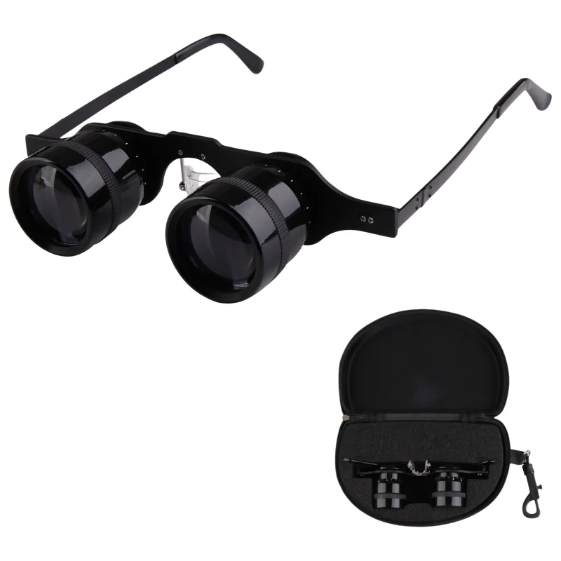 Fishing Telescope 10x34 Eye Glasses Ultralight Hand-Free Binoculars Watch Jeweler Repair Magnifier Carp Lake Waterproof Durable