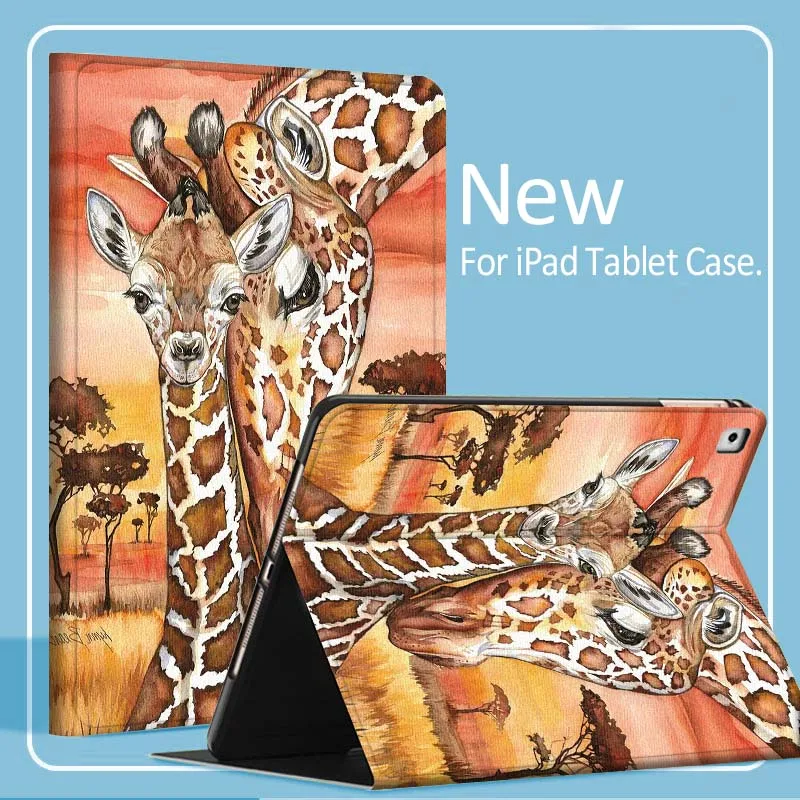

Cartoon Anime Giraffe Tablet Case For iPad Pro Air Mini 1 2 3 4 5 6 7 7th 8th 9th 10th 11th 10.2 9.7 10.5 10.9 11 2024 2025