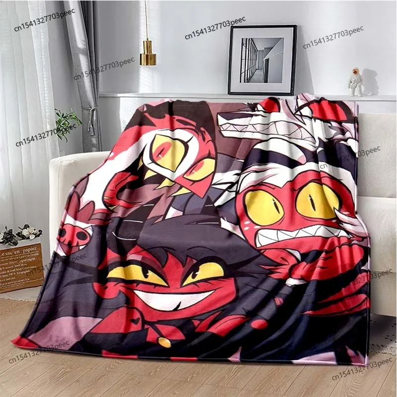 Helluva Chef Blitzo Erwachsene animierte niedliche weiche Plüsch decke Wohnzimmer Schlafzimmer Bett Sofa Picknick Flanell Decke Kinder Decke Geschenk