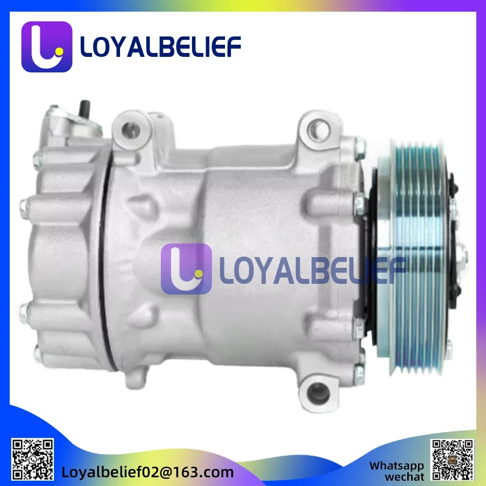 Auto SD7c16 AC air conditioning ac compressor for Peugeot Tepee Partner 9800839580 9800840180 9819711680 9822826880