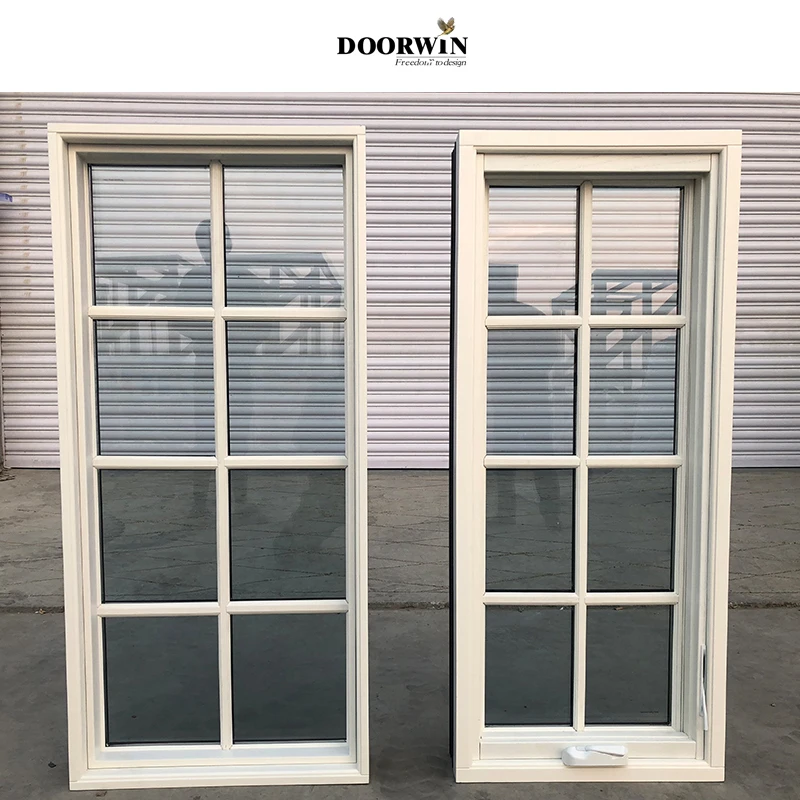 Doorwin Group China Simple Design Soundproof American Crank Handle Casement Windows