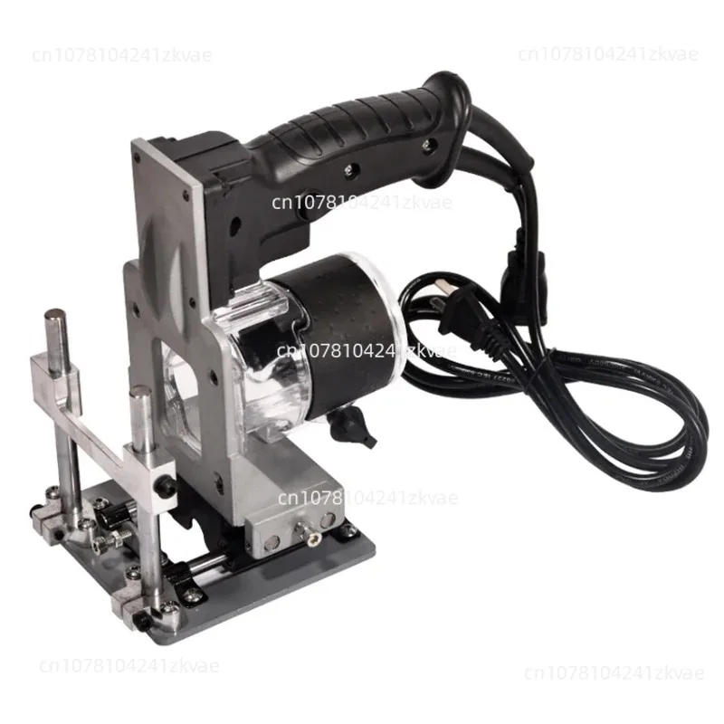 Mortising Jig 2 in 1 Slotting Bracket Invisible Fasteners Punch Locator Milling Cutter Positioning Frame for Trimming Machine