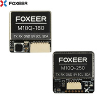 Foxeer M10Q-180 M10Q-250 GPS M10 Dual Protocol Module Built-in QMC5883 Compass Ceramic Antenna for RC Airplane FPV Long Range