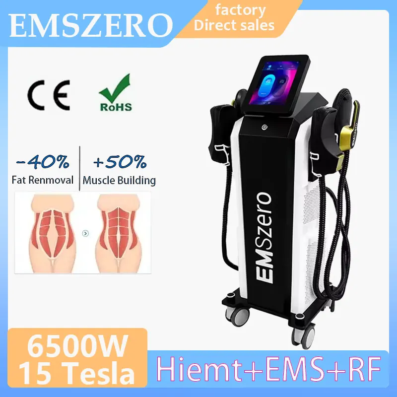 

2024 New 200Hz RF Body Fat Burning 15 Tesla EMSZERO Muscle Stimulating Machine 6500W EMS Fat Removal Machine