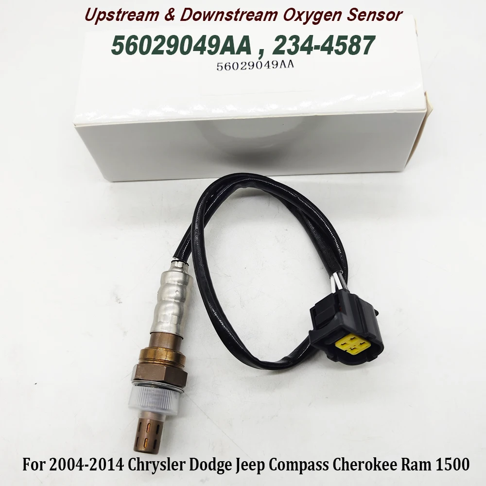 Upstream & Downstream Oxygen Sensor 56029049AA 234-4587 68144248AA for 2004-2014 Chrysler Dodge Jeep Compass Cherokee Ram 1500