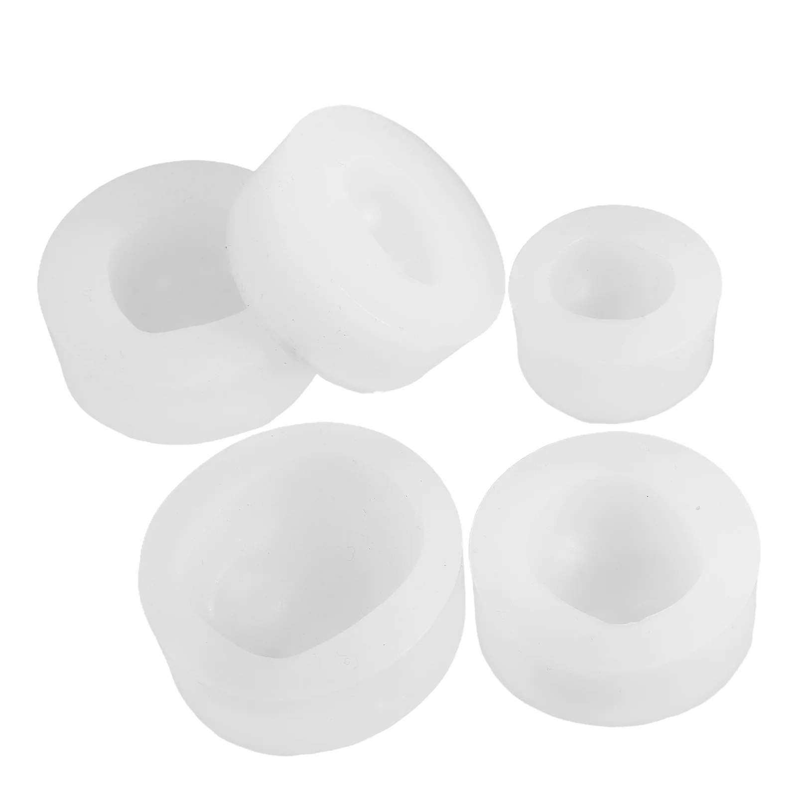 

5Pcs Flexible Silicone Face Mold for Clay Epoxy Resin Fondant - Professional Grade Mold for Lifelike Face Replication in